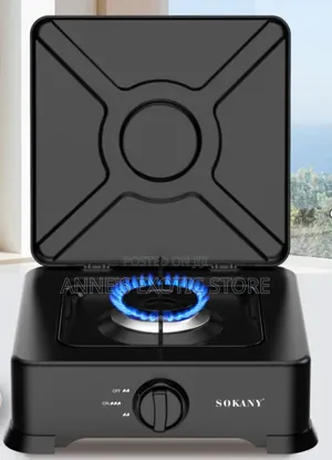 Sokany Sk-07005 Portable Single Burner Gas Stove With Wind Guard