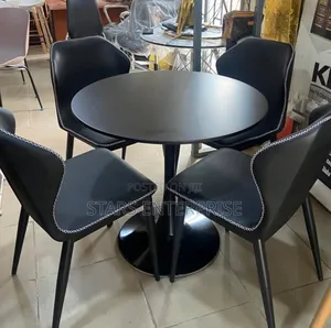 4 Seater Classic Black Dining.