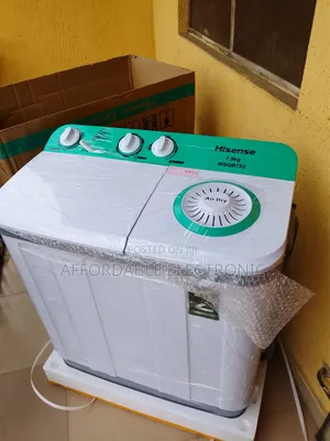 Durable Hisense 7.5kg Washing Machine + 1 Year Warranty