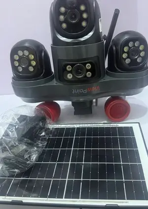 3-Lens Rotating 360 4g Solar Powered Outdoor Security CCTV Camera