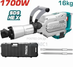 Total 1700w Industrial Demolition Breaker (Model Th215456 16kg
