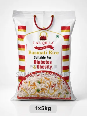 Lal Qilla Basmati Diabetic Rice 5kg – Low Gi Rice for Healthier Living