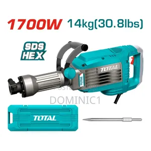 Total 1700w 14kg Industrial Demolition Breaker (Model: Th217068