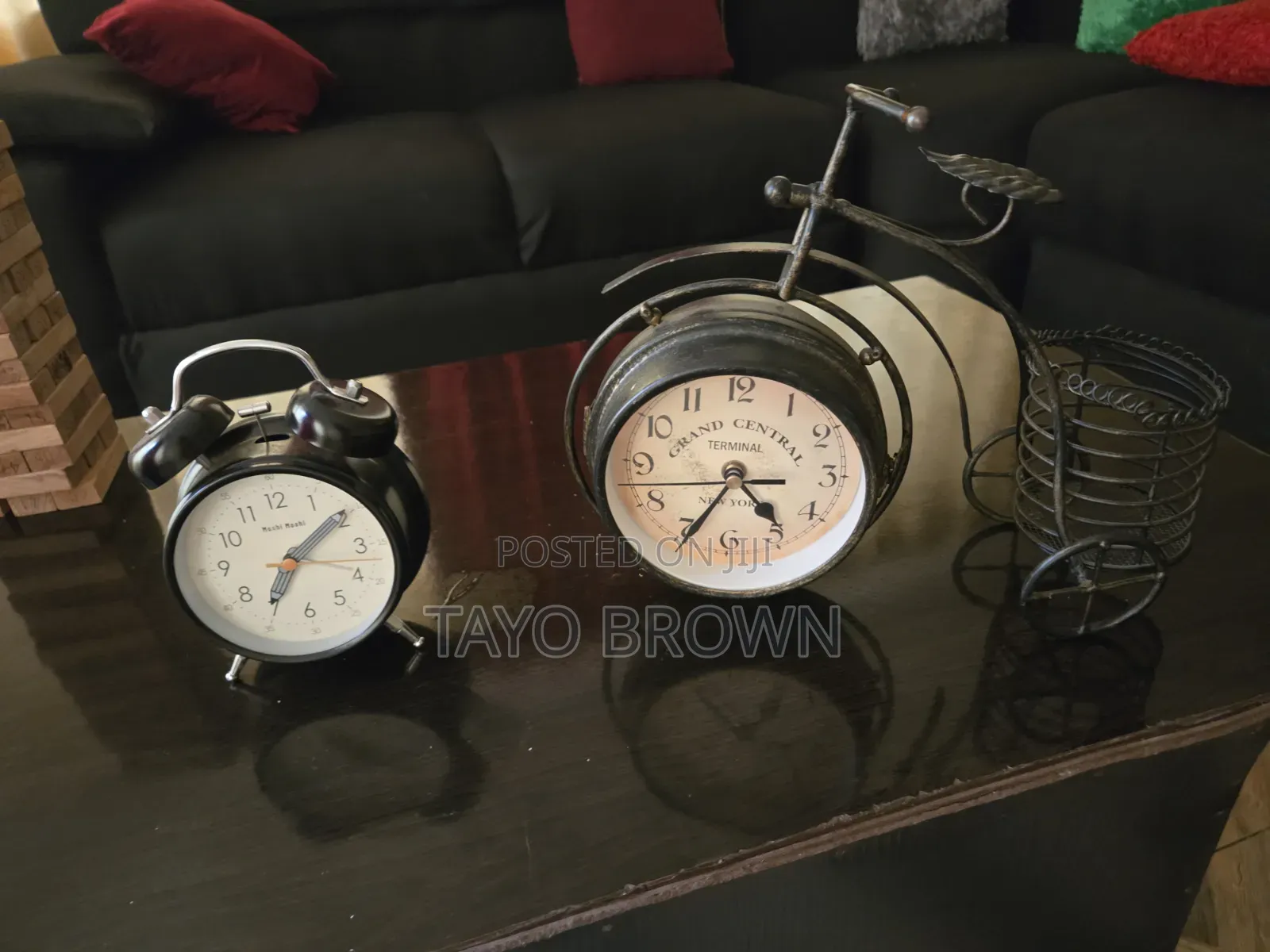 Imported Royal Table Bicycle Designed Two Way Working Clock.
