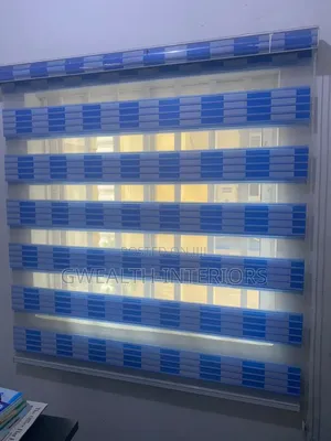Blue Window Blinds