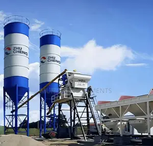 Industrial 50m3 Concrete Batching Plant Complete Ready-Mix Solutn
