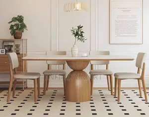 Serene Oak 6 Seater Dining Table
