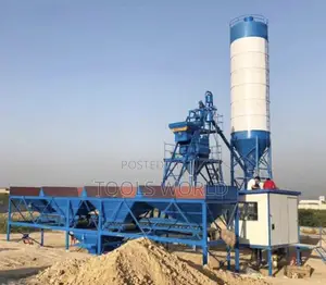 Concrete Batching Plant (35m3/Hr) With 1 X 100t Silos