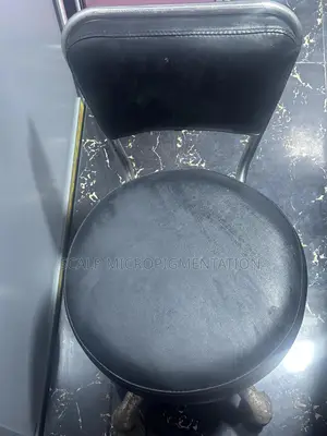 Rolling Stool With Backrest