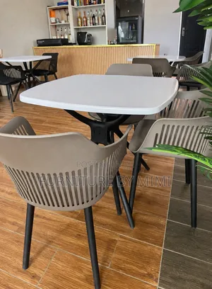 Premium Modern Restaurant Cafe Dining Set (4-Seater)