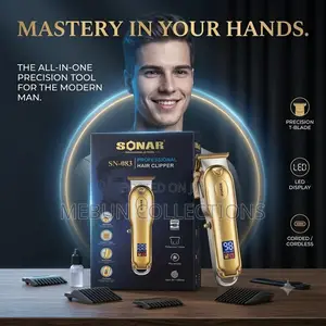 Sonar Digital and Rechargeable Hair Clipper