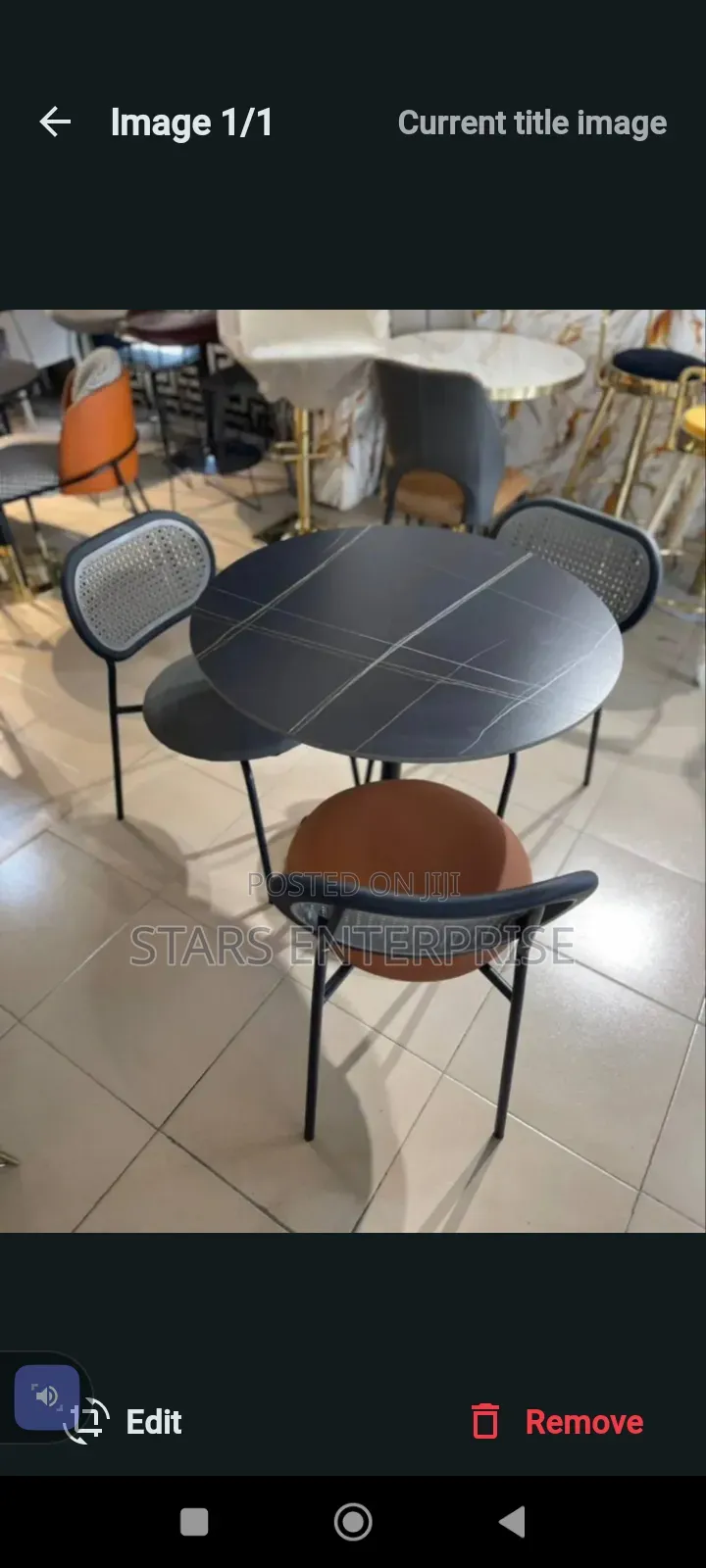3 Seater Dining / Restaurant Set