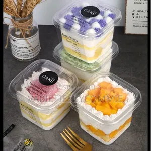 400ml Square Parfait and Cake Bowl.