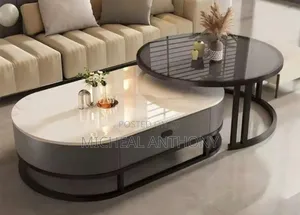 New Design High Quality Center Table One Plus Two With Drawer
