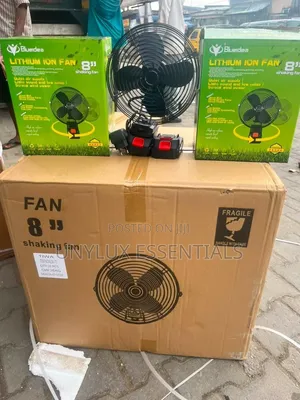 Portable Wireless Charging Lithium Battery Fan With 2 48v Battery