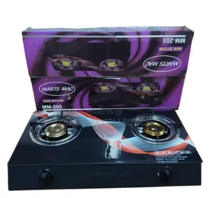 Mart Marc 2 Burner Glass Gas Cooker | Tempered Glass Table Top Stove