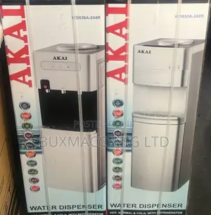 Akai Water Dispenser- 3 Taps -hot Cold With Fridge