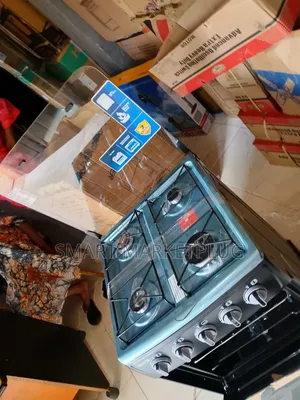 Brand New Scanfrost (Sfc-5401b) 50by50 4 Burner Gas Cooker