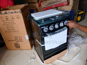 New in 50by50 4 Gas Burner Gas Cooker-Scanfrost