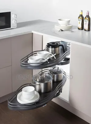 Kitchen Basket Magic Corner Soft Close Cabinet Built-in Pull Out