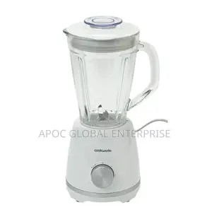 Cookworks 1.5l Glass Jug Blender Food Processor Smoothie Mix