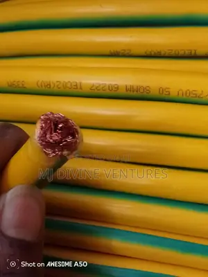 Best Quality 50mm Single Flexible Earthing Cable Wire Available