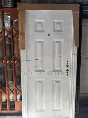New White Steel Door