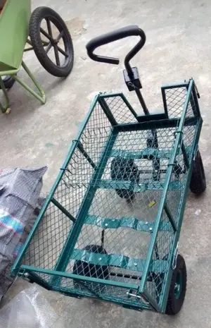 Heavy Duty Steel Mesh Garden Cart