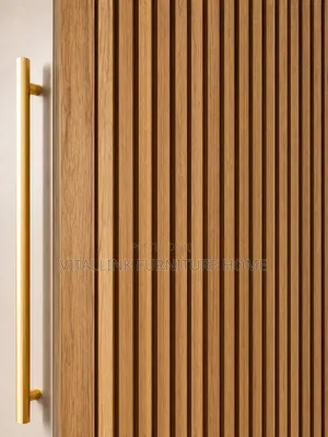 Modern Wood Cream Wardrobe With Vanity Led Backlit Mirror