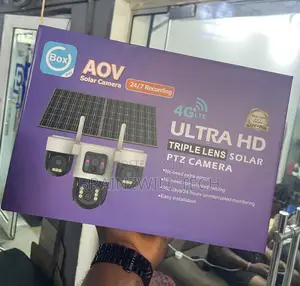 Ubox Aov 4g Triple Lens Camera | 12mp Ultra Hd 24/7 Recording