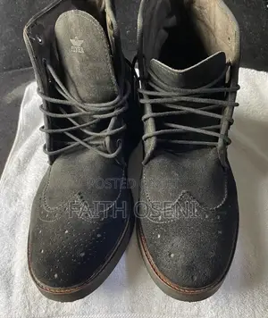 Sued Shoe Black and Brown for Sale