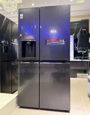 Lg 694l Side by Side Refrigerator With Ice Water Dispenser 257fqkwj