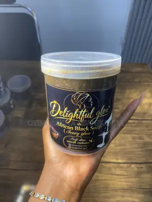 Delightful Glow Organic African Black Soap – 250g 500g