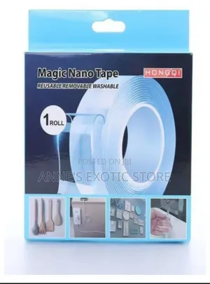 Nano Double-Sided Gel Tape – Washable Reusable Adhesive Tape