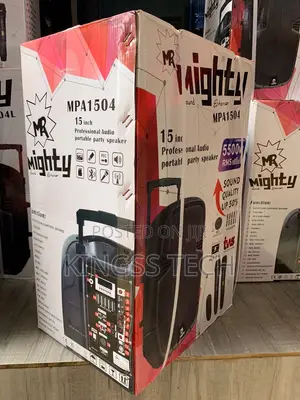 Mighty Pro Audio 15inches Rechargeable Battery Public Address System