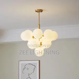 By 13 Glass Living Room Chandelier