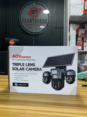 Triple Lens Ubox Solar Camera