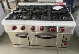 6 Burners Gas Cooker With Oven