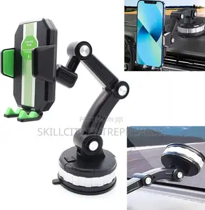 One-Button Pop-Up Suction Cup Phone Holder