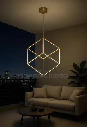 Modern Geometric Dropping Chandelier Light