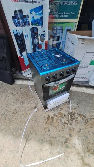 Brand New Tamashi Standing 4 Burners Gas Cooker With Oven 50 by 50cm