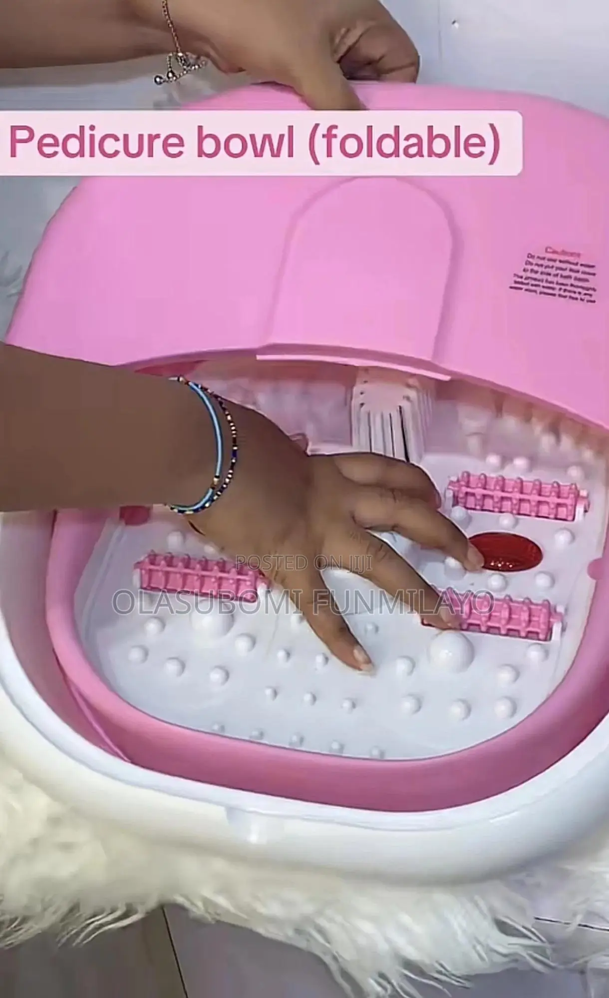 Foldable Pedicure Bowl