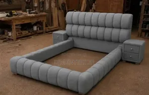 4.5x6 Bedframe and Ultra Modern Design,Pls Note Mattress Is Excluded