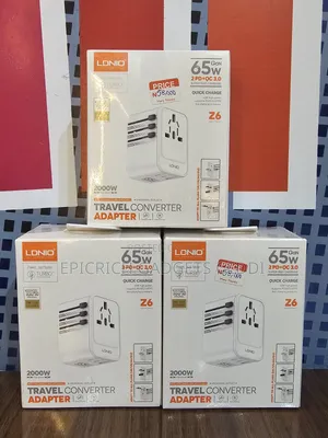 Ldnio 65w Gan Universal Travel Adapter and Converter