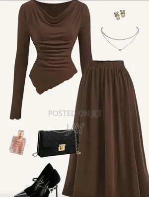 Girls Top And Skirt Set
