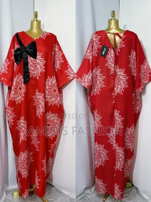 Beautiful Bubu Gown With Bow Tie Design