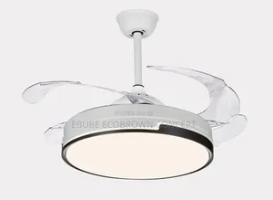 Latest Design Modern Technology Led Fan Light Very Strong With Remote