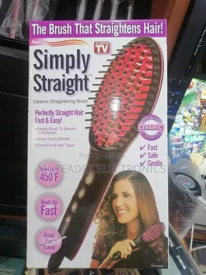 Simply Straight High Quality Professional Hair Straightener Brush