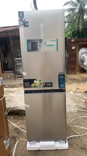 New Hisense 330 Litre Double Door Inverter Fridge > Freezer > Wi-Fi