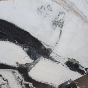 150×189 Cm Alpaccino Waves Black /White Granite Marble